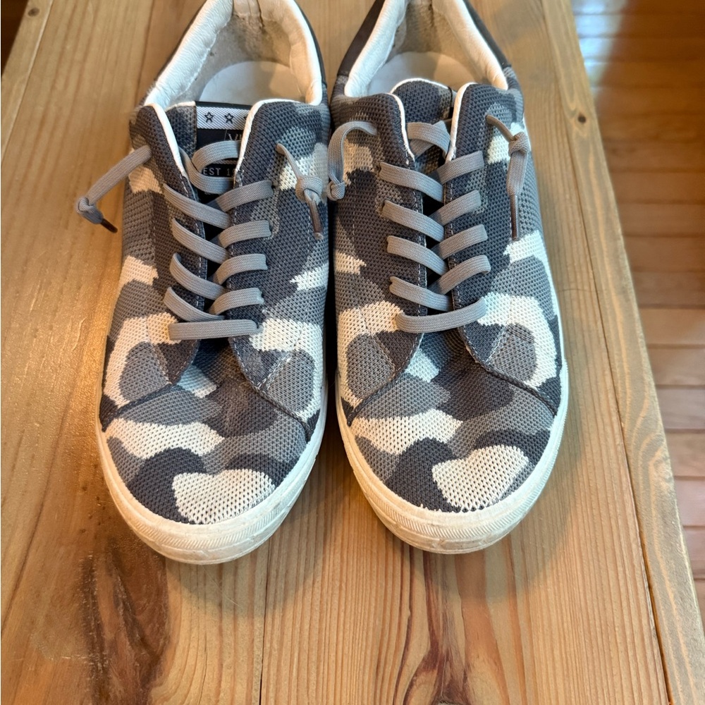 Gray Camouflage Sneakers